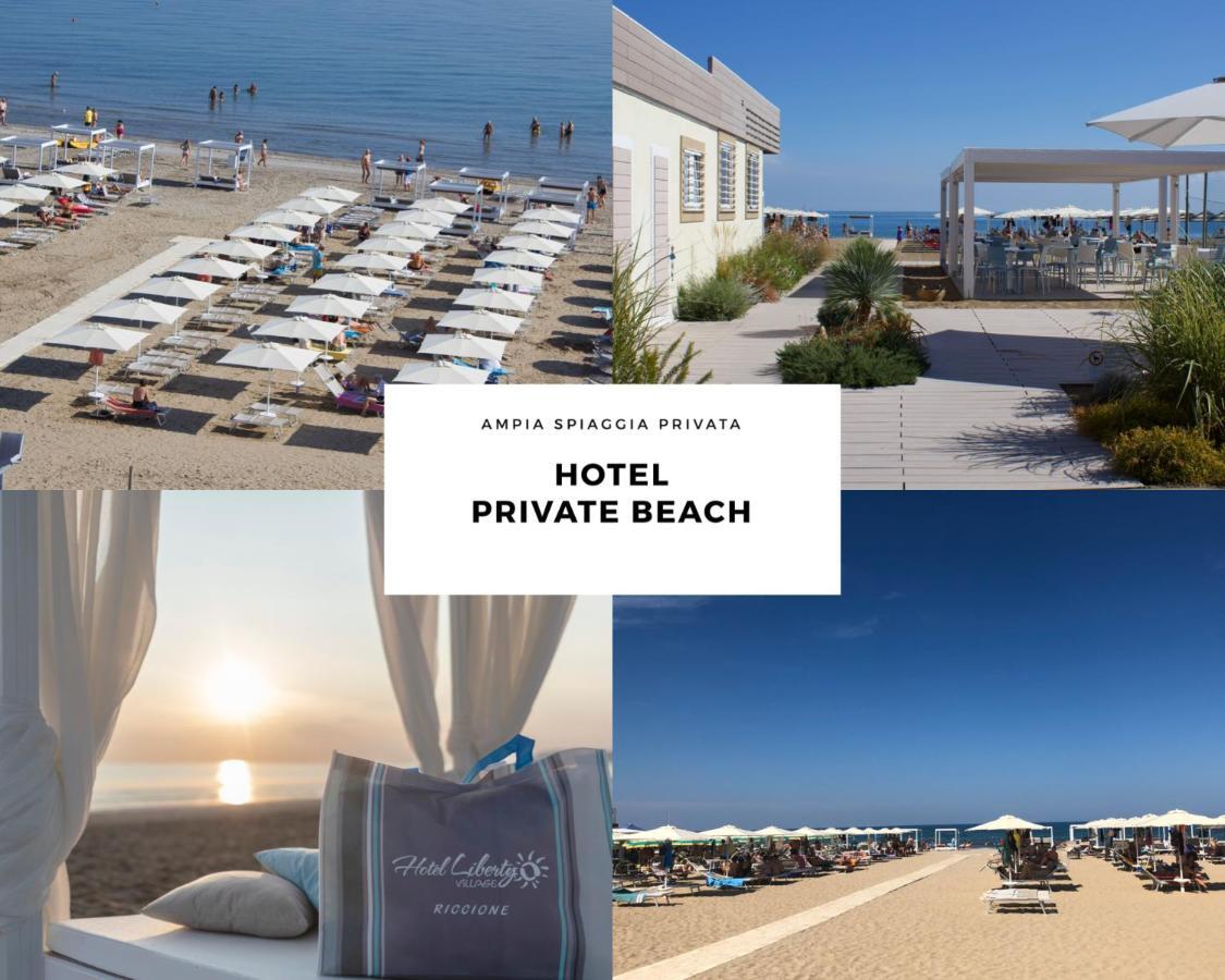 Hotel Liberty Beach - Parking & Beach Included Riccione Exteriér fotografie